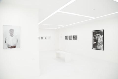   Installation view Frontiers of the Present, 2016, Circle Art Gallery, Nairobi. Photo by the author